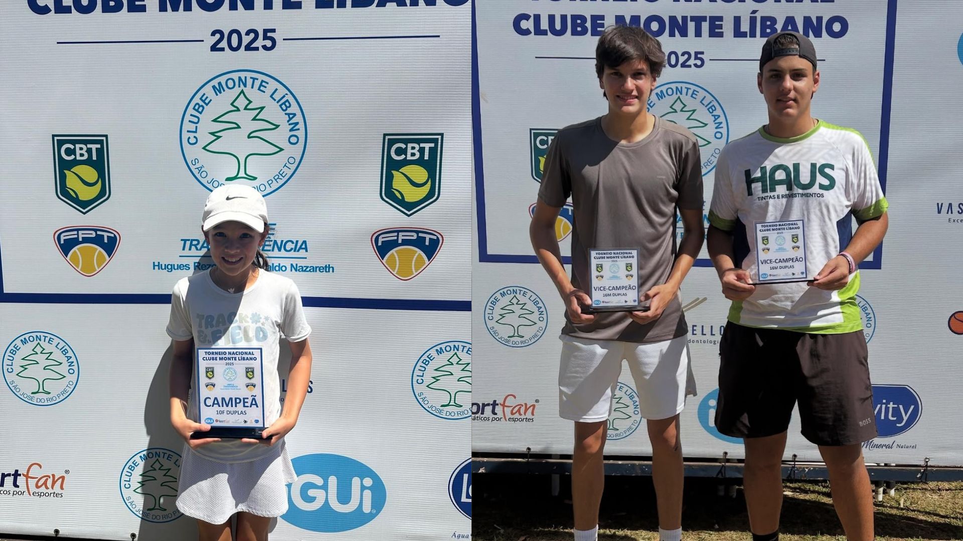 Tenistas conquistam títulos no Torneio Brasileiro G1